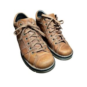 Dr Martens Size 13 US #12083 Mens Brown Lace Up Leather Loafers Shoes Boots‎